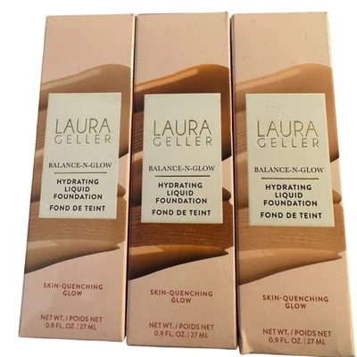 Laura Geller Tan Medium Light Balance-n-Glow Hydrating Liquid Foundation 0.9 oz - Image 1 of 4