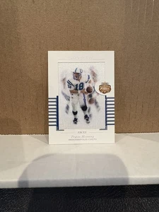 2002 Fleer Focus Jersey Edition Away /50Peyton Manning Materialistic Away  - Picture 1 of 10