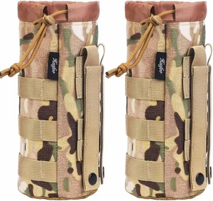 Molle Water Bottle Holder, Upgraded 1000D Nylon Tactical Molle Water Bottle Pouc - Picture 1 of 6