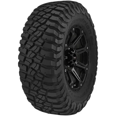LT255/85R16 BFG Mud Terrain T/A KM3 123/120Q LRE Black Wall Tire Foto 1 de 4