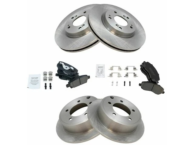 Front and Rear Brake Pad and Rotor Kit For 2008-2014 Dodge Avenger 2010 RB963RF Foto 1 de 1