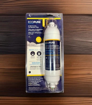 EcoPure EPINL30 5 Year In-Line Refrigerator Filter. Brand New And Sealed. - Image 1 of 4
