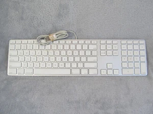 Apple Keyboard A1243 Silver Aluminum USB Wired iMAC G4 G5 eMAC - Picture 1 of 8