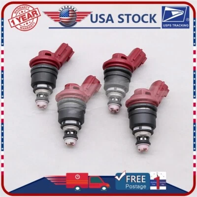 Juego de (4) inyectores de combustible nuevos #16600-96E01 para Nissan Máxima 1992-1999 Foto 1 de 4