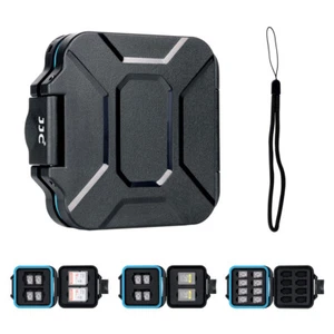 12 / 16 Slots TF Micro SD MSD SD CF Type A Memory Card Case Holder Storage Box - Photo 1 sur 27