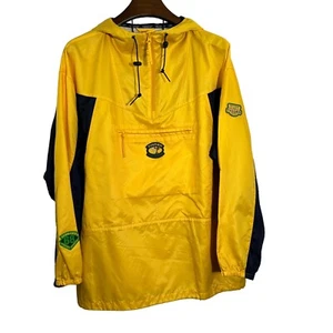 Vintage Disney Store gelbe Tigger Jacke Herren Kapuze 1/2 Zip Mantel Windbreaker XL - Bild 1 von 13