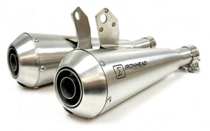 2 IXIL IRONHEAD STAINLESS STEEL SILENCERS TRIUMPH SPEED TWIN 1200 2019 / 2020