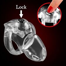 HT-V5 Style Resin Male Chastity Device Click Lock Cage Men Trainer Belt 3 Colors
