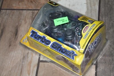 Intec Turbo Shock Controller FOR Playstation PsOne Vibration Autofire SEALED NEW - Image 1 of 4