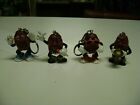 Vintage 1987 Applause CALIFORNIA RAISINS with Key Chains, lot of 4,