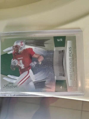 2009 Playoff Prestige Prestigious Picks Green #6 Brandon Gibson /500 - Image 1 of 2