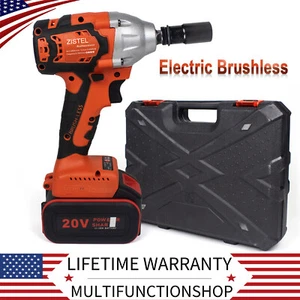 1/2'' Cordless Electric Impact Wrench Gun with Li-ion Battery High Power Driver - Picture 1 of 12