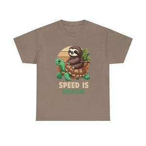Divertida Camiseta Perezoso y Tortuga, Linda Camisa Animal, Camiseta Unisex, Regalo para Animal - Imagen 1 de 7