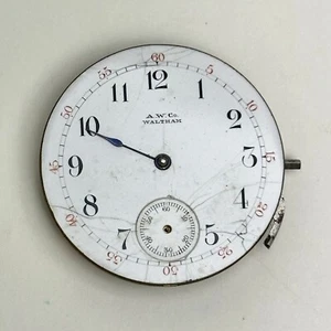 1885 Waltham 8s 7j Grade Wm. Ellery Pocket Watch Movement Parts Repair 2480371 - Picture 1 of 9