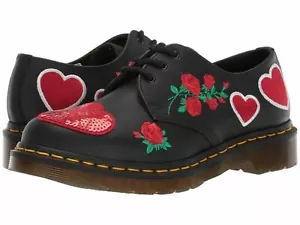 Neu im Karton Damenschuhe Dr. Martens 1461 Pailletten Herzen 3 Augen Leder Oxfordds 24414001 - Bild 1 von 8