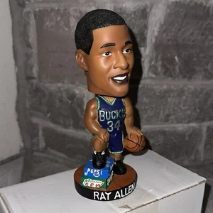 Rare New Vintage Ray Allen Milwaukee Bucks Bobblehead Pepsi Mountain Dew Nodder - Picture 1 of 5