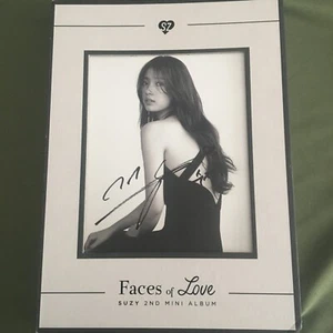 Bae Suzy Bae Sue Ji  FACES OF LOVE 2ND ALBUM Autographed Signed K-POP RARE 2022 - Picture 1 of 5