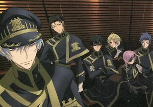 big postcard 07-GHOST anime Ayanami Verloren Kuroyuri Haruse Hyuuga Konatsu - Picture 1 of 3