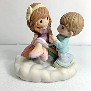 Precious Moments You’re My Rainbow Among The Clouds Figurine #202004 NEW - Picture 1 of 16