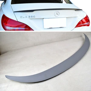 Unpainted FRP For Mercedes BENZ W117 C117 REAR D LOOK TRUNK SPOILER Sport 4Matic - Picture 1 of 6
