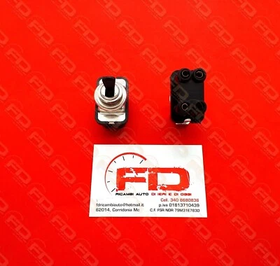 INTERRUTTORE PER LUCI ESTERNE 3 POLI CONNETTORI TONDI FIAT 500 EPOCA  - Immagine 1 di 4