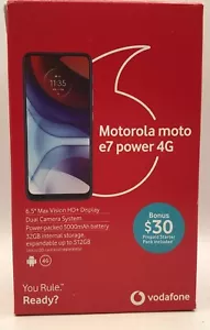 Motorola Moto E7 Power Phone 32GB Used (XT2097-7) Vodafone Locked (Blue) #4734C - Picture 1 of 1
