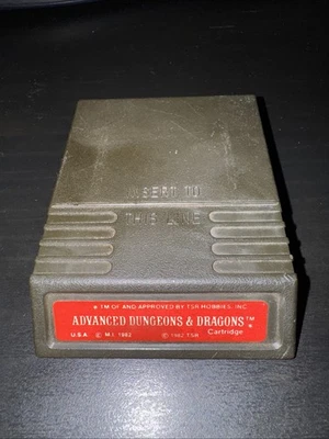 Vintage Mattel Intellivision “Advanced Dungeons & Dragons” Video Game Cartridge - Image 1 of 4