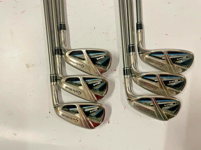 TaylorMade Sim Max OS irons 6-AW Tensei TM60 Stiff Graphite shaft - Image 1 of 4