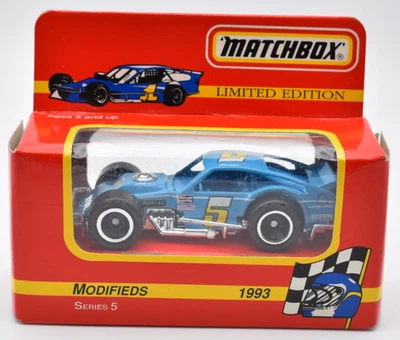 Matchbox Superfast #32 Modified Racer n. 5 blu. Modifieds Series 5 1993. Cina - Immagine 1 di 2