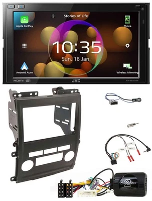 JVC DAB Lenkrad 2DIN Bluetooth USB Autoradio für Nissan Xterra 2009-2011 - Bild 1 von 4