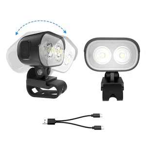 Original 2 Rechargeable Headlights for Shoe Charms, Rechargeable Flashlight - Picture 1 of 7