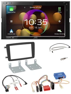 JVC DAB Lenkrad 2DIN Bluetooth USB Autoradio für Mercedes CLK A209 2003-2004 - Bild 1 von 12