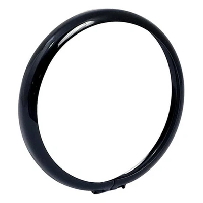 Scheinwerfer Zierring Bates Style 5-3/4  schwarz Glanz für Harley Davidson - Bild 1 von 4