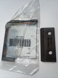 Lote 2 cuchillas trituradoras GARDEN WAY 981-0490 Cub/Craftsman/Troy-Bilt/OEM - Imagen 1 de 3