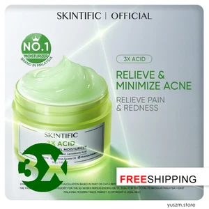 3X SKINTIFIC 3X Gel Acido Antiacne 30g | Trattamento e Idratazione Acne | DHL - Foto 1 di 6