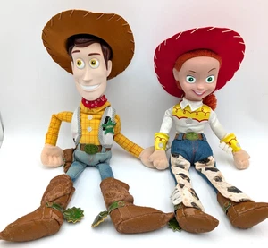 Original Disney Vintage Toy Story Woody and Jessie Plush, 20" - Picture 1 of 11