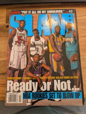 Slam Magazine 15 - 1996 NBA Draft Class - Kobe/Shareef/Camby (No Label)... - Image 1 of 2