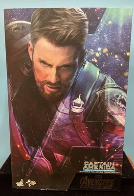 Hot Toys Capitán América Vengadores: Infinity War Película Edición Promo Escala 1/6 Foto 1 de 4