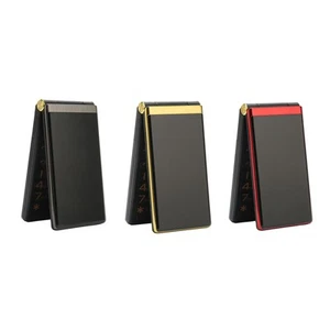 Telefon komórkowy dla seniorów 3 cale podwójny ekran 2G Flip Style Dual SIM gniazda 5900mAh Unlo FY - Zdjęcie 1 z 33