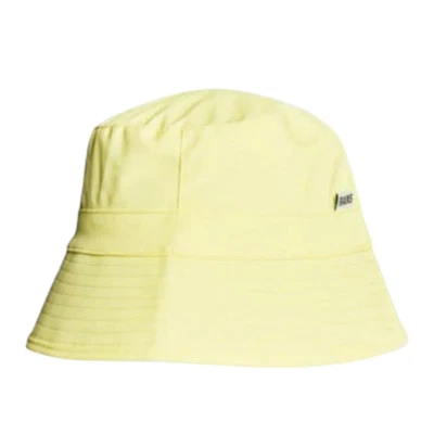 RAINS Bucket Hat Size XS - M Waterproof Straw Yellow Gorpcore Y2K Festival - Image 1 of 4