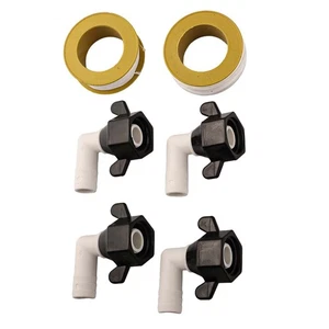 Barb Elbow Adapter Corrosion-resistant Leakproof Connection Lightweight - Picture 1 of 12