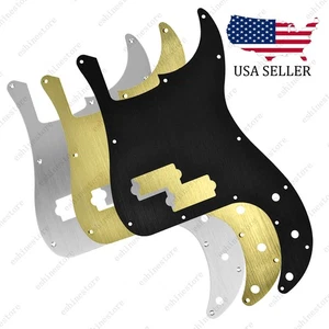 Golpeador de bajos anodizado de aluminio de metal de 13 orificios para bajos Fender Precision P - Imagen 1 de 6