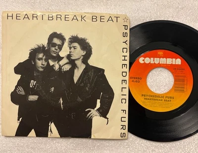 Psychedelic Furs : Heartbreak Beat (1987) 45 rpm VINYL RECORD : Picture Sleeve - Image 1 of 4