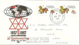 IRELAND -1967-CANADIAN CENTENNIAL  FDC REF 47 - Picture 1 of 1