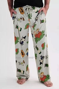 Peanuts Halloween Mens Pajamas Pants Size S M L XL 2XL 2X Women Adult Snoopy NWT - Picture 1 of 3