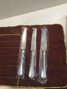 Oneida Juilliard Julliard Dinner Knives 9 1/2" 18/10 Stainless Steel Set 3 - Picture 1 of 2