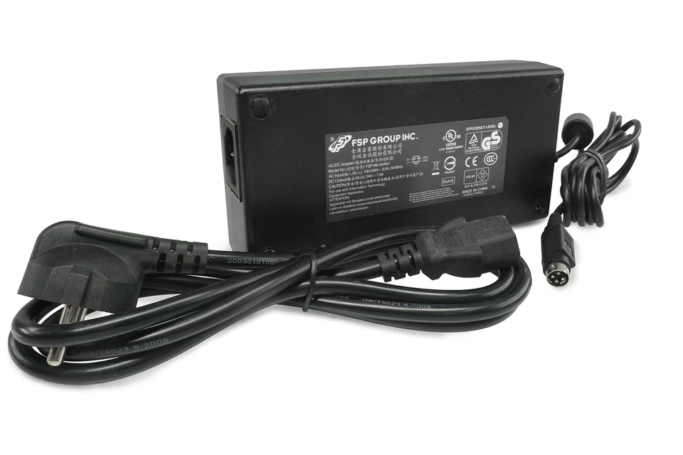 FSP180-AAAN1 | 24V 7.5A | 180W Tischnetzteil | C6 Eingang | inkl. Netzkabel - Bild 1 von 1