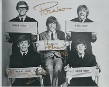 Peter Noone & Barry Whitwam HAND SIGNED 8x10 Photo Autograph Herman's Hermits E