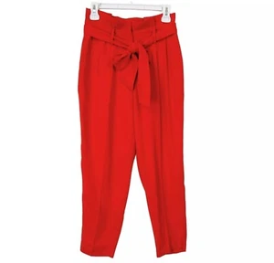 Boden Paperbag Pantalón Pantalones Mujer Talla 6 Naranja Regular Corbata Cintura/m2 - Imagen 1 de 8