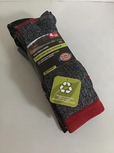 Dickies The Explorer 1 Pack Of 4 Pair Crew Socks Men's Shoe Size 6-12 New - Picture 1 of 7